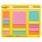 Post-it Super Sticky Notes - Pkg of 15, Assorted Sizes, Supernova Neons Collection Assortment